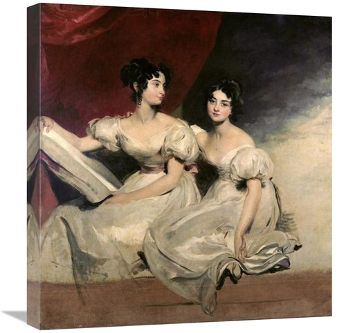 Global Gallery GCS-266732-22-142 22 in. A Double Portrait of the Fulle