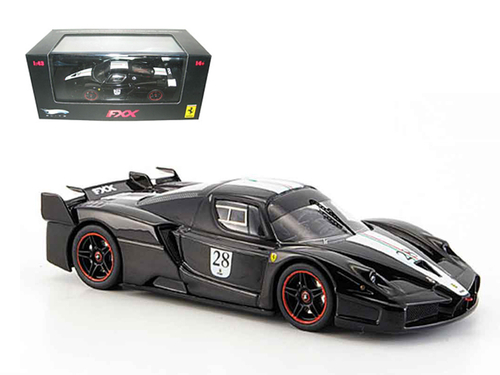 Ferrari Enzo FXX Diecast Car Model Black #28 Elite Limited Edition