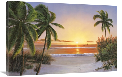 Global Gallery GCS-393957-2436-142 24 x 36 in. Sunset Sail Art Print -