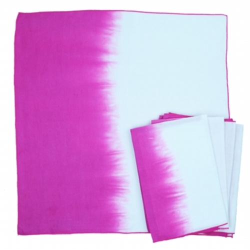 Calyz GGPCAL0052 Pink Ombre Napkins - Set Of 4