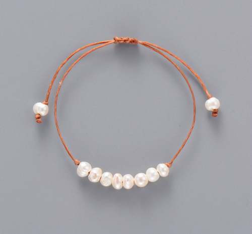 Simple Bracelet Classic Natural Freshwater Pearls