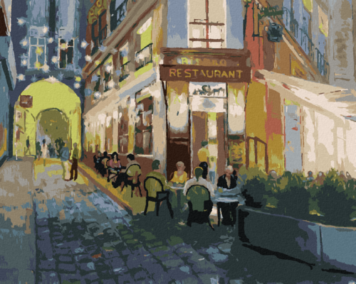 Paint by Numbers - RESTAURANT IN PARIS