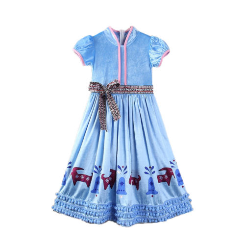 Kid Baby Girl Dress Flower Bowknot Dresses