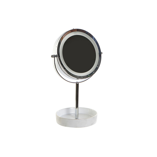 Magnifying Mirror with LED DKD Home Decor 14,5 x 14,5 x 33 cm Ceramic
