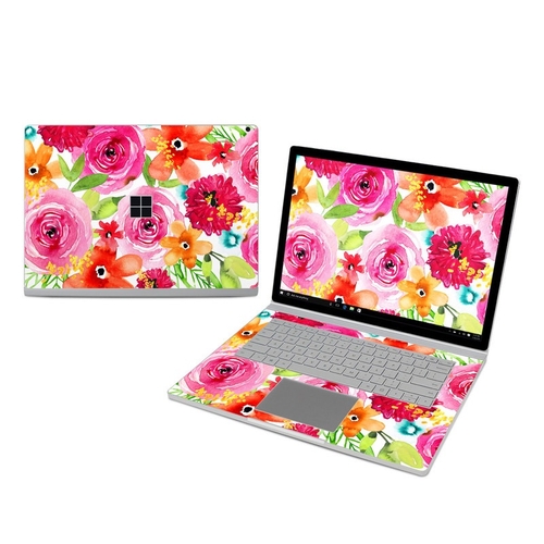 DecalGirl MSB35-FLORALPOP Microsoft Surface Book 3 15 in. i7 Skin - Fl