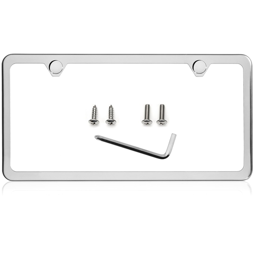 Barjan 486000 48 x 9 in. Stainless Steel License Plate Holder for Truc