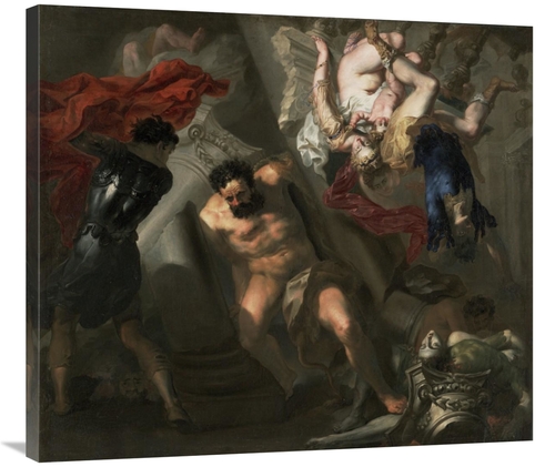 Global Gallery GCS-456174-36-142 36 in. The Death of Samson Art Print 