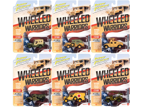 \Wheeled Warriors\" Set A of 6 pieces Military Release 2 Limited