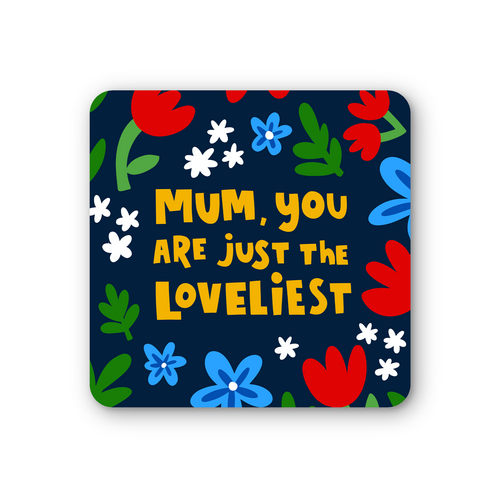 Loveliest Mum Mother's Day Coaster (Pack of 6)