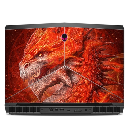 DecalGirl AW175-FLAMEDRGN Alienware 17R5 17.3 in. Skin - Flame Dragon