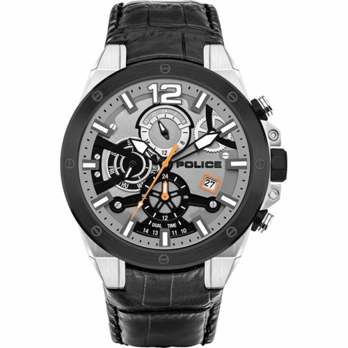 Police PL15711JSTB04 watch man quartz