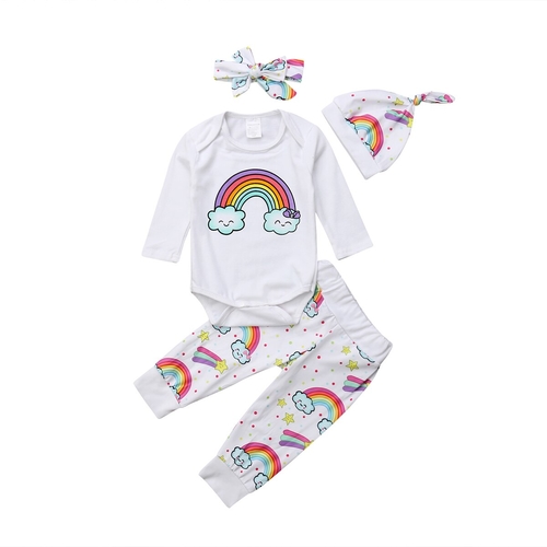 Lovley Kids Unisex 4Pcs Newborn Baby Boy Girl