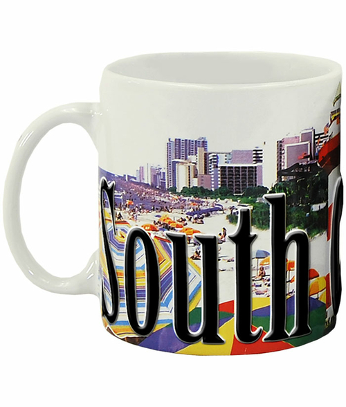 Americaware SMSCA02 South Carolina Full Color Relief Mug  18 oz