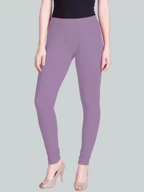 Churidar Ethnic Wear Legging  (Purple, Solid)