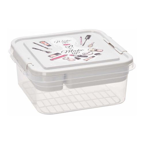 Make-up organizer Transparent Plastic 24,5 x 11,5 x 26 cm