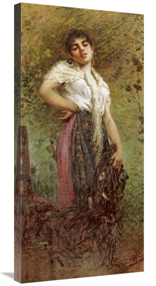 Global Gallery GCS-268216-36-142 36 in. An Italian Fisherwoman Art Pri