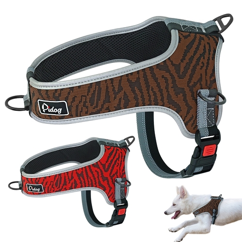 Lepord Dog Harness Mesh Pet Harness Reflective