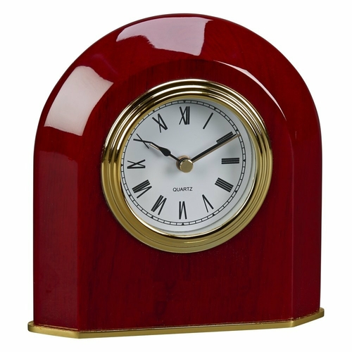 Creative Gifts International 069710 5.5 x 5.25 in. Wood Arch Clock