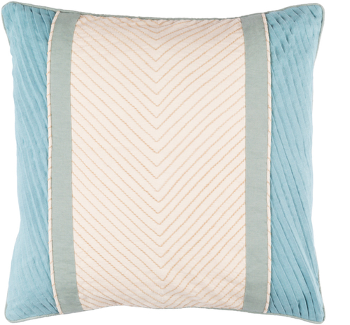 Surya LN004-2222D Leona Throw Pillow - 22 x 22 x 5 in.