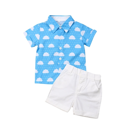 1 6Y Toddler Kids Baby Boy Cute Outfits Print