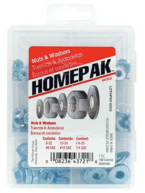 Hillman 41818 Nuts & Washers Assortment - pack of 5