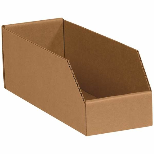 Box Partners BINBIN49K 4 x 9 x 4.5 in. Kraft 200 ECT-32 Corrugated Bin