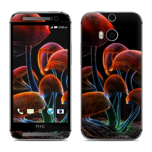 DecalGirl H0M8-FLUOR-RNB HTC One M8 Skin - Fluorescence Rainbow