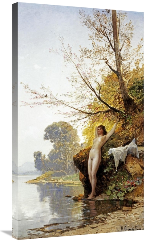 Global Gallery GCS-267877-36-142 36 in. The Bather Art Print - Hermann