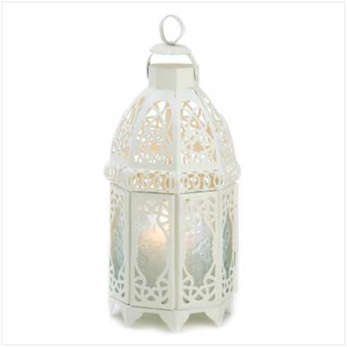 C. Alan 13364 White Lattice Lantern