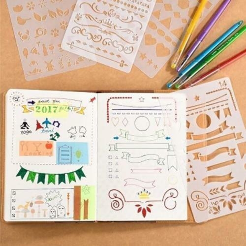 2019 New 20Pcs/12Pcs DIY Drawing Template Toy