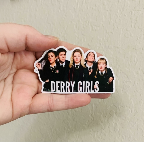 Derry Girl Group Sticker/Magnet- Derry Girls