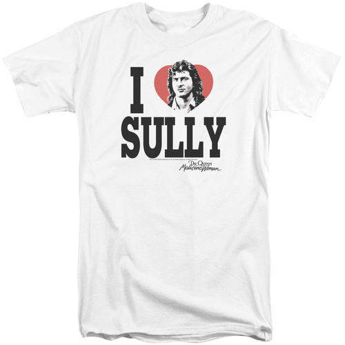 Trevco CBS228-ATT-5 Dr.Quinn & I Heart Sully Short Sleeve Adult Cotton