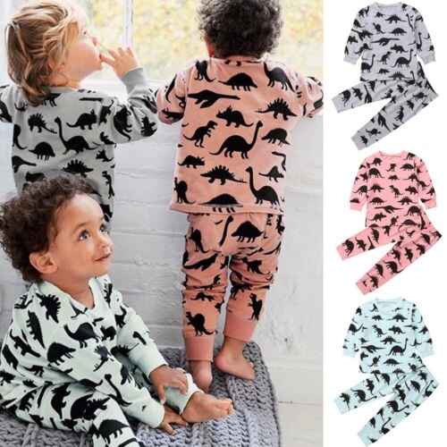 Casual Toddler Kids Baby Girl Boy Dinosaur