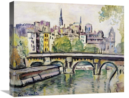 Global Gallery GCS-266606-22-142 22 in. Le Pont Neuf, Paris Art Pr