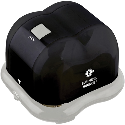 Business Source BSN00082 Electric Hole Punch - 2 Punch Head, Black