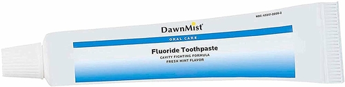 Dukal Fluoride Tooth Paste. Pack of 2 Laminated Tubes 6.4 oz. Cavity