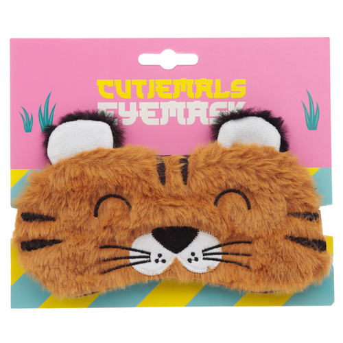 Fun Eye Mask - Plush Cutiemals Tiger