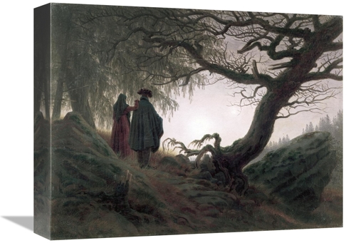 Global Gallery GCS-277602-16-142 16 in. Man & Woman Contemplating The 