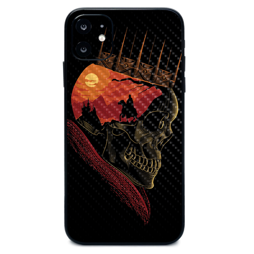 MightySkins CF-APIPH11-King Nothing Carbon Fiber Skin for Apple iPhone