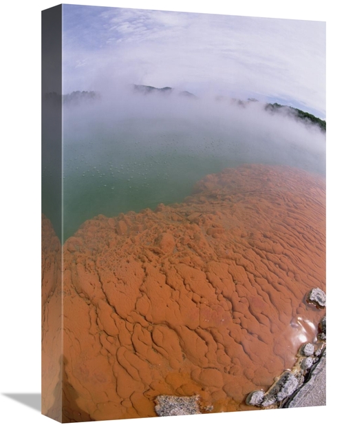 12 x 18 in. Volcanic Mineral Lake, Champagne Pool, Rotorua&#44