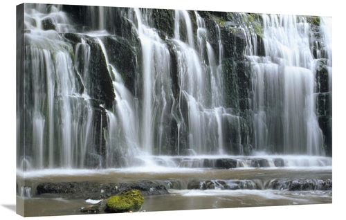 Global Gallery GCS-452468-2436-142 24 x 36 in. Purakaunui Falls & Rain