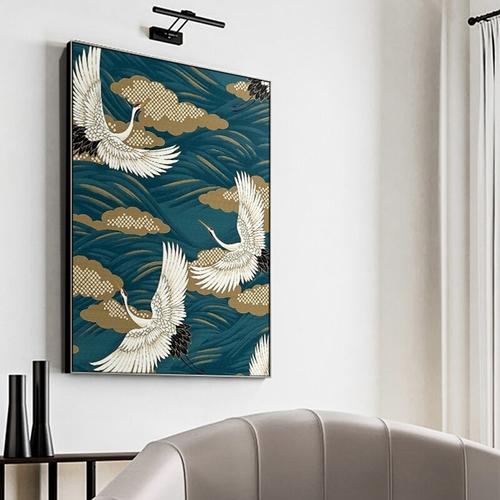 Abstract Chinese Bird Travel Sky Canvas Painting