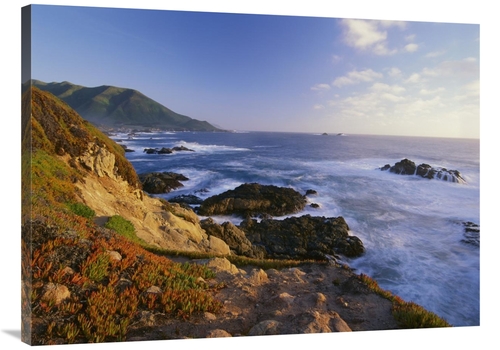 Global Gallery GCS-396385-3040-142 30 x 40 in. Coastline, Big Sur&
