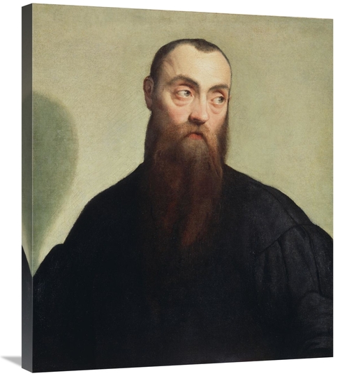 Global Gallery GCS-455037-30-142 30 in. Portrait of a Bearded Man Art 