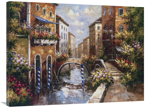 Global Gallery GCS-124184-3040-142 30 x 40 in. Venice in Spring Art Pr