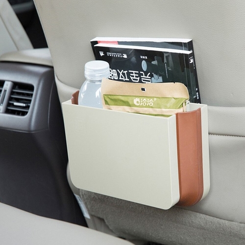 Car Trash Can Folding Seat Back Hanging for