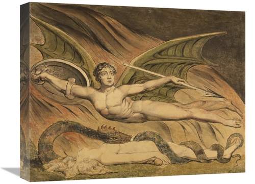 Global Gallery GCS-455026-1620-142 16 x 20 in. Satan Exulting Over Eve