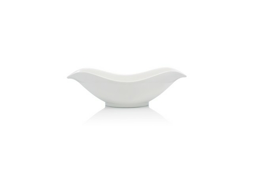 Bon Chef 53603White 12 x 4.62 x 3.5 in. Melamine Petals Bowl, Whit