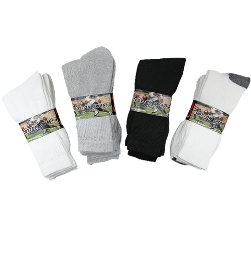 AduIt Irregular Crew Socks - Assorted, 10-13, 3 Pack