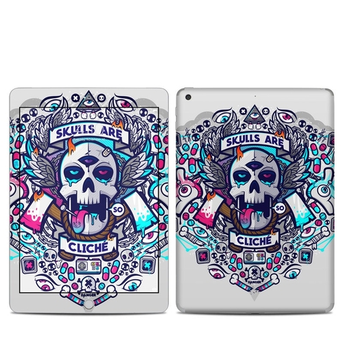 DecalGirl IPD5-SKULLCLICHE Apple iPad 5th Gen Skin - Skulls Are Cliche